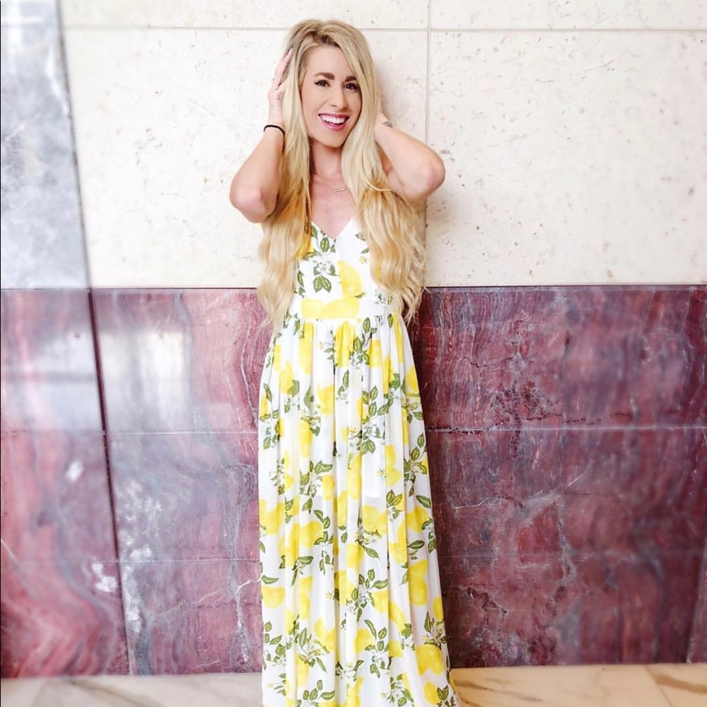 Lemon Maxi Dress